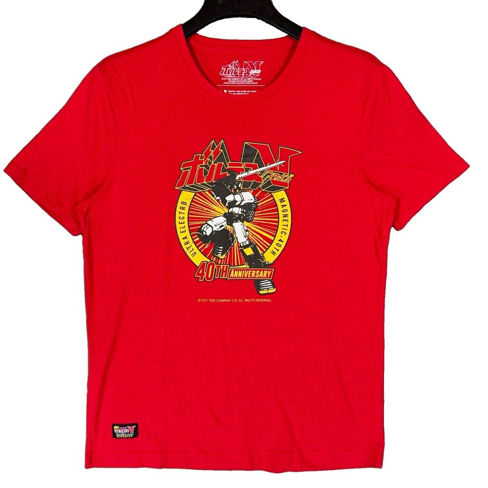 Giordano Voltes V 40th Anniversary Anime Graphic T Shirt Mens M Red Philippines